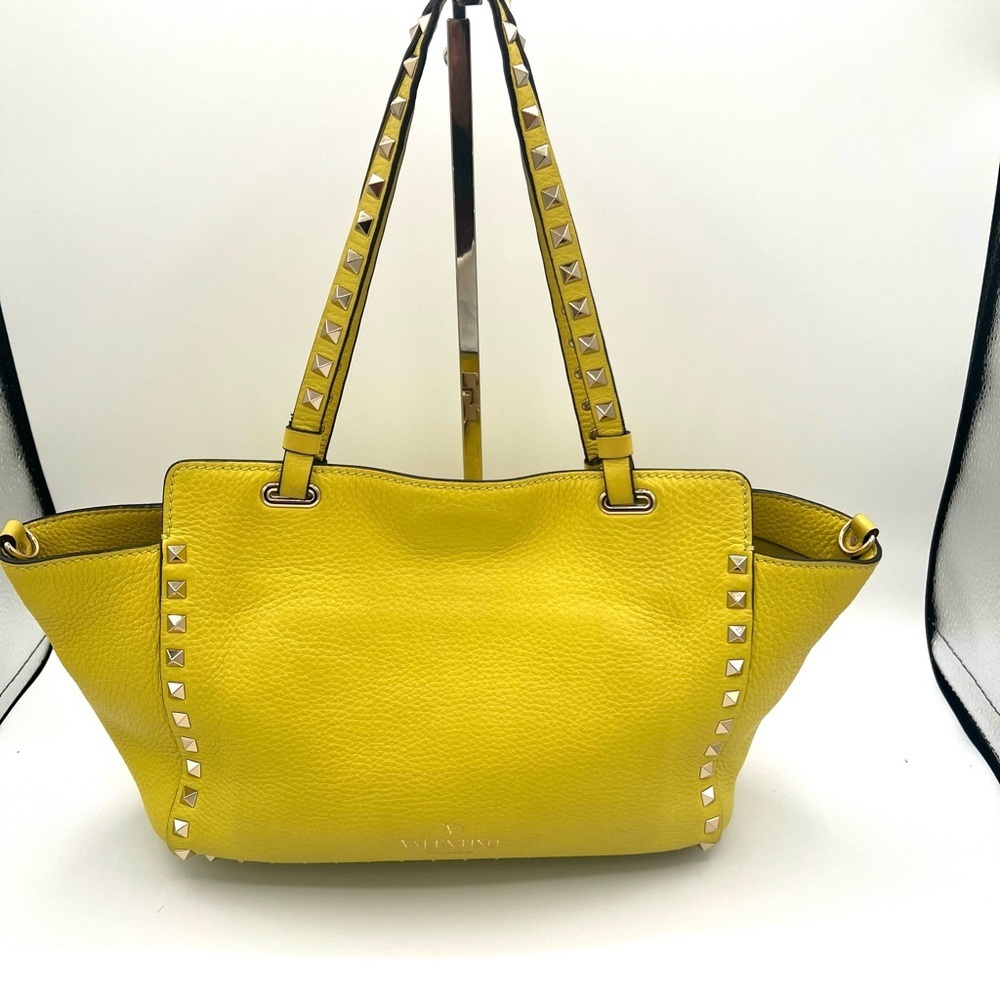 Valentino Garavani Rock Studded Satchel with COA - Picture 6 of 10